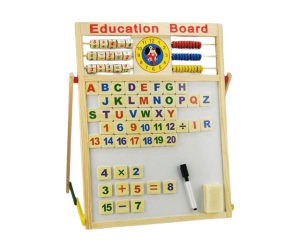 Baby Shelf - Educational Learning Board Multipurpose Double-Sided Magnetic Wooden