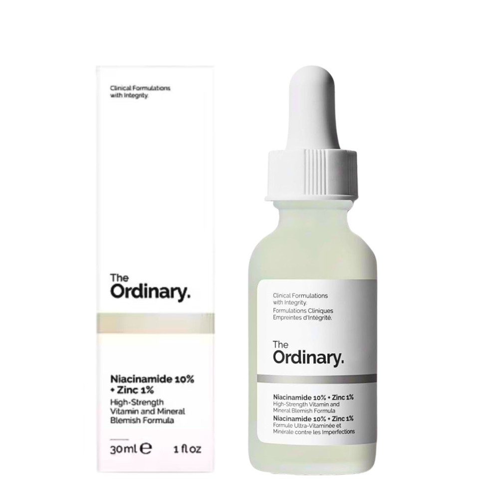 The Ordinary Niacinamide 10% + Zinc 1%, Smoothing Serum for Blemish-Prone Skin 30ml