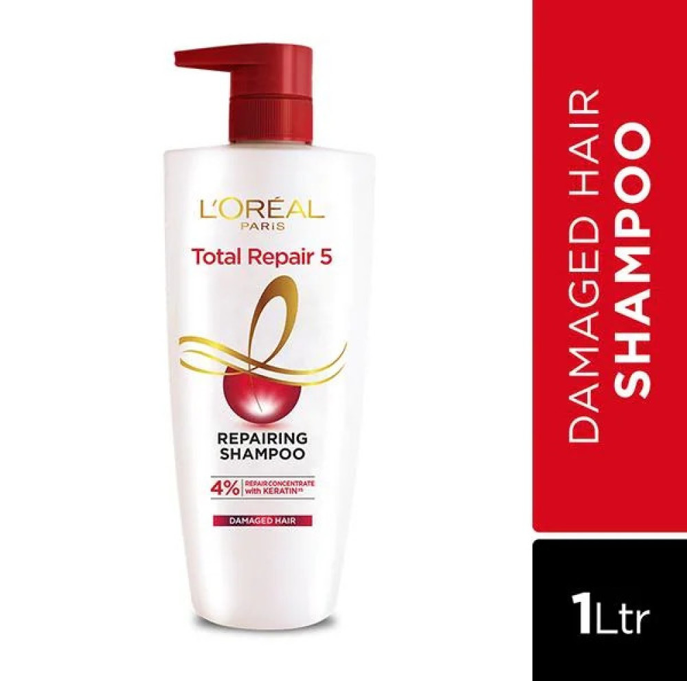 International L'oreal Paris total repair 5 Shampoo 4 Percent Repair Concentrate (1000ml)