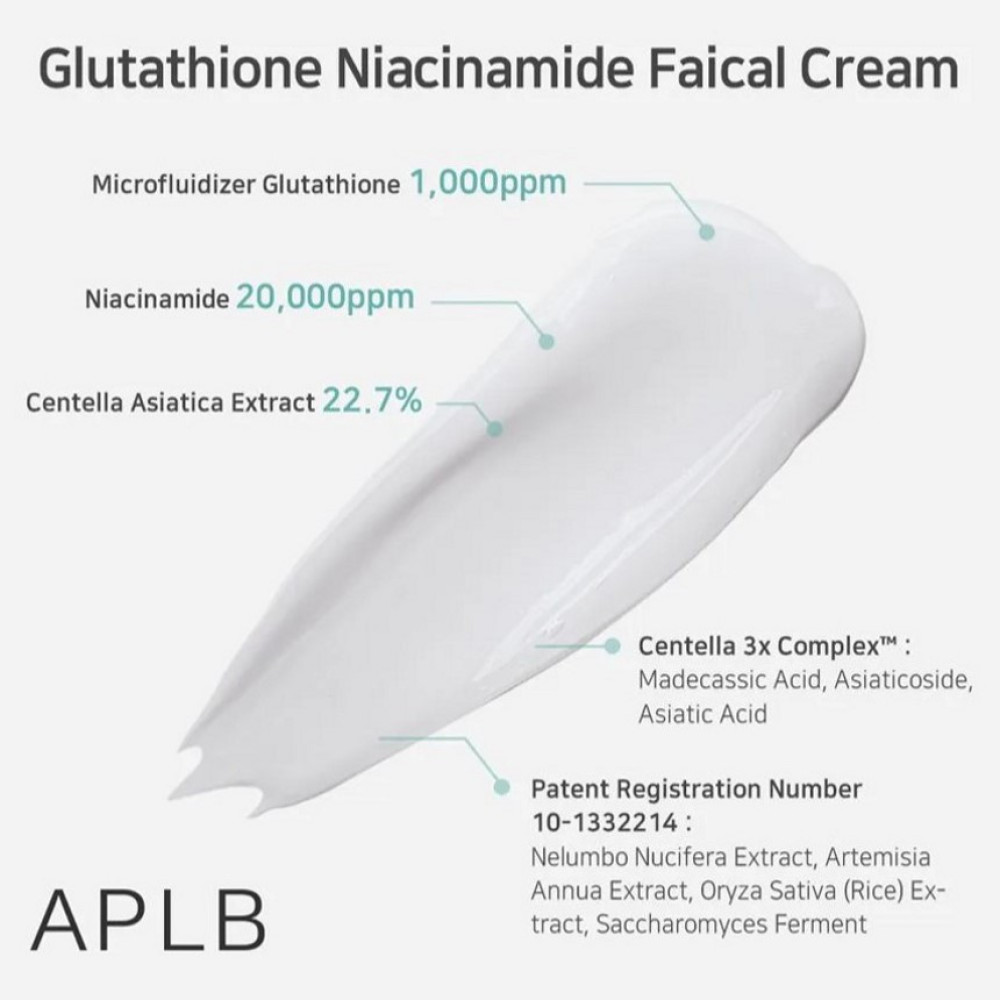APLB - Glutathione Niacinamide Facial Cream-55ml