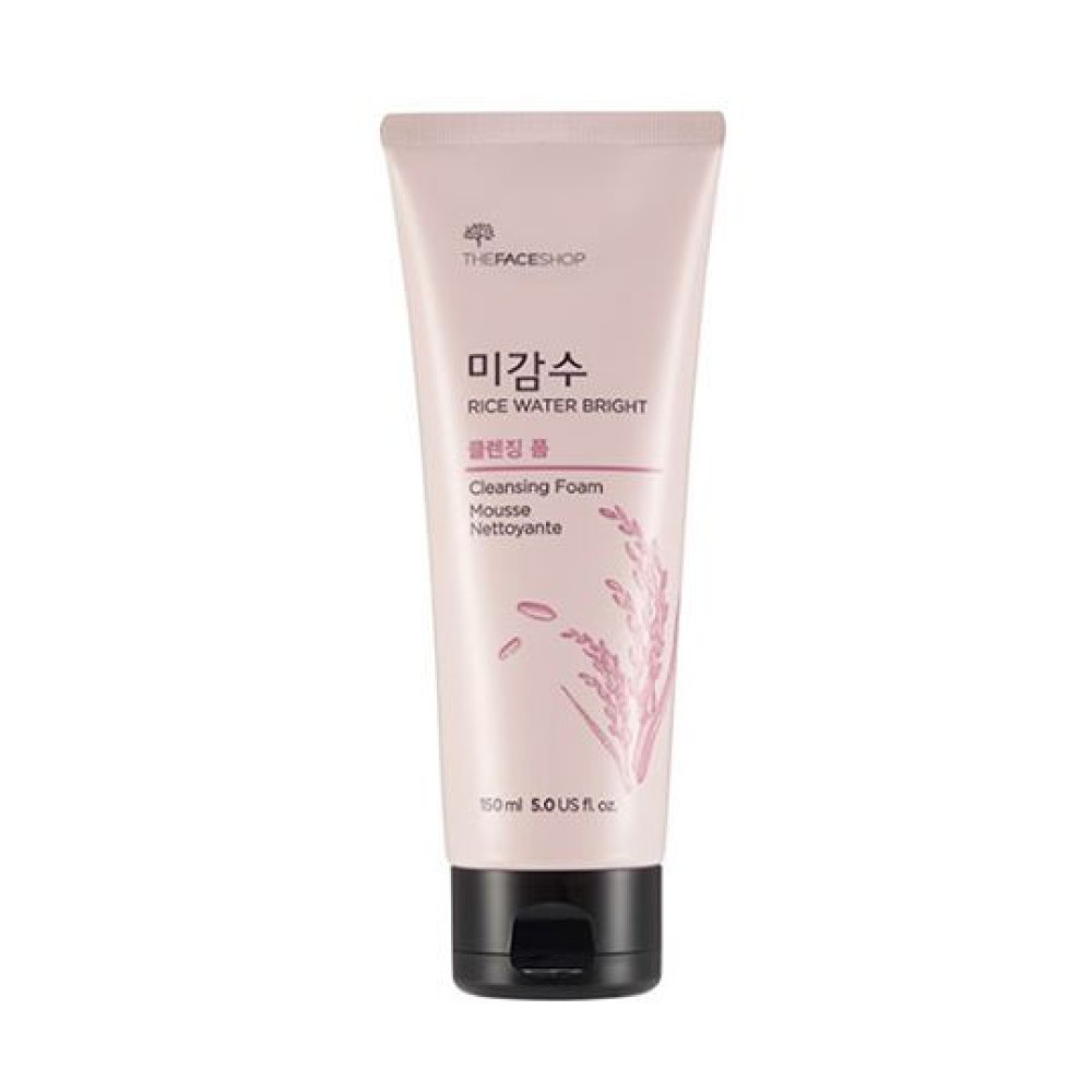 The face shop rice water bright cleansing foam – 150ml