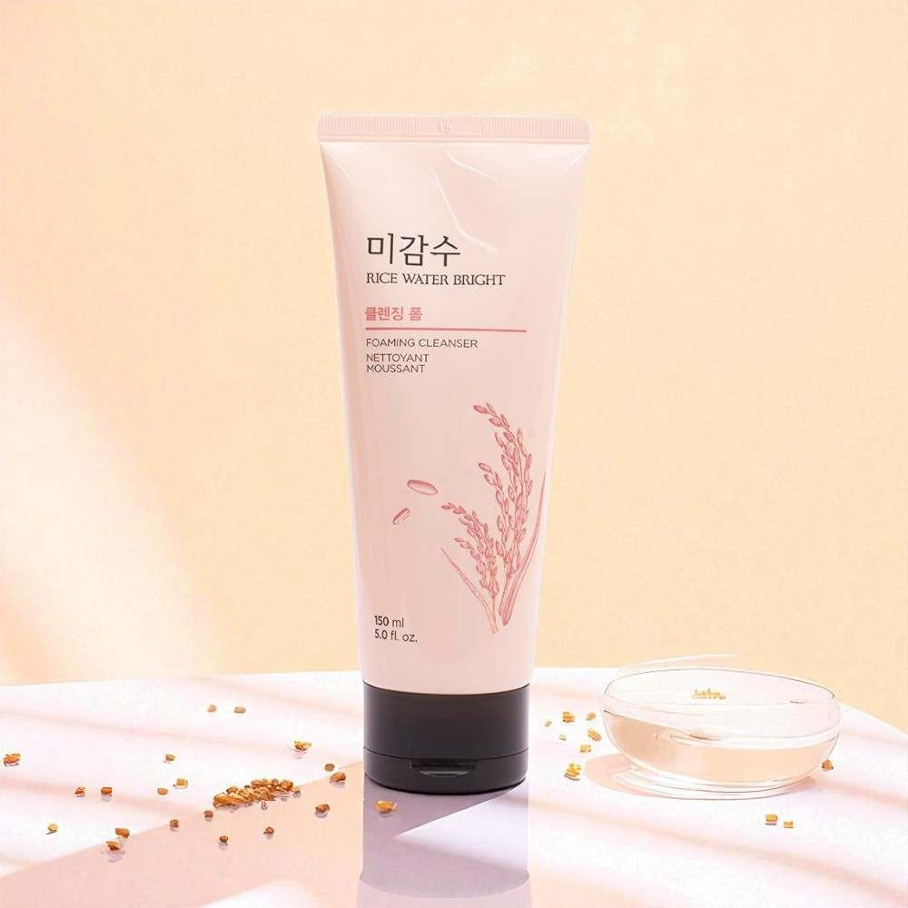 The face shop rice water bright cleansing foam – 150ml