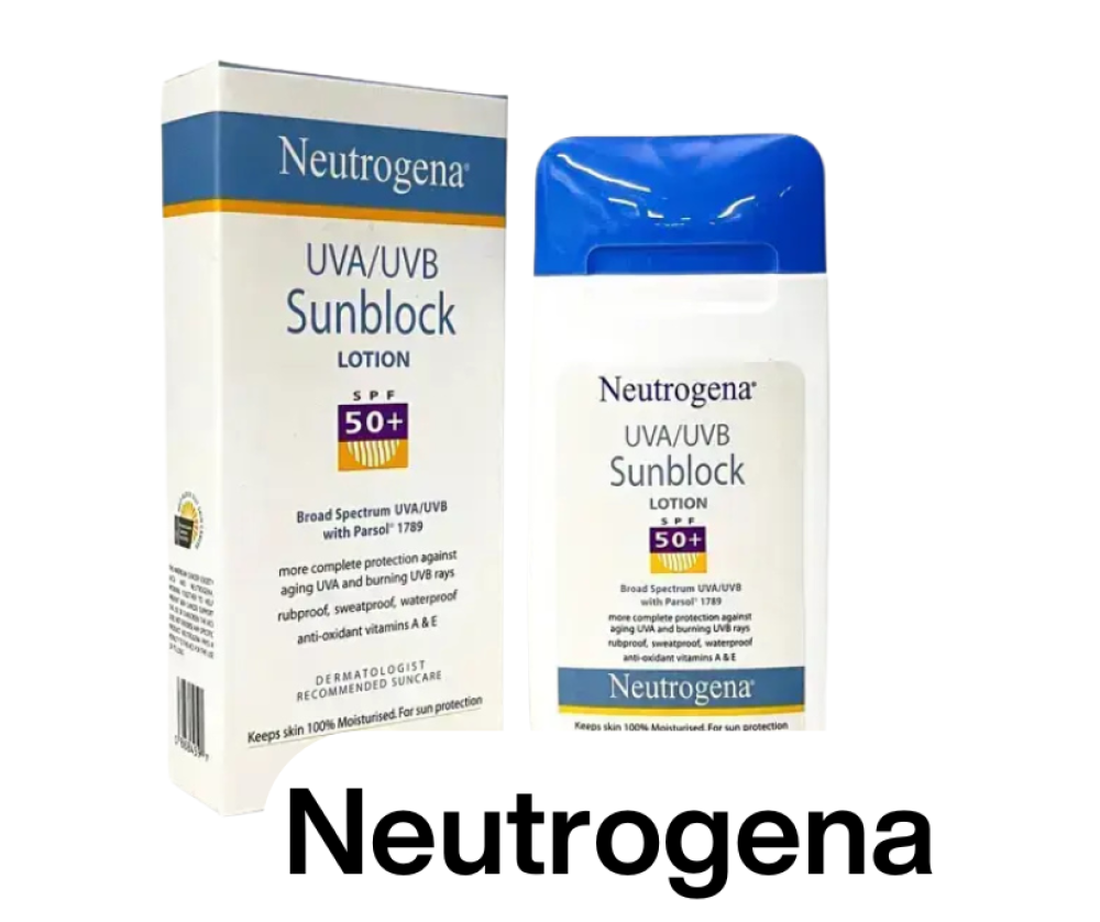 Neutrogena UVA/UVB Sunblock Lotion, SPF 50+ 100ml